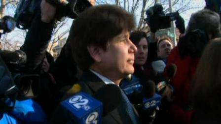 Former governor Rod Blagojevich leaves his Ravenswood home and heads to court on December 7, 2011 to be sentenced by Judge James Zagel.