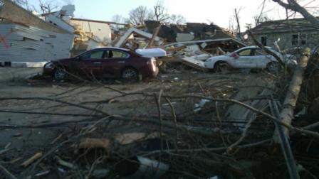 The Harrisburg, Ill., neighborhood where six people lost their lives
