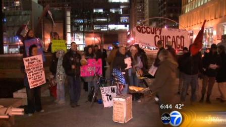 Occupy Chicago protesters seen in this file image from March 8, 2012.