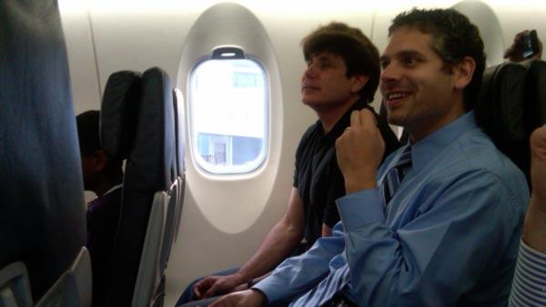 Rod Blagojevich on flight to Denver