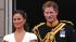 Pippa Middleton and Prince Harry appear on the...