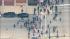 Demonstrators marched through downtown Chicago...