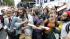 Protesters block traffic on 42nd Street and 6th...