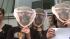 Members of PETA staged a protest outside United...