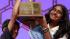 Snigdha Nandipati, 14, of San Diego, right, and...