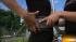 A harness keeps all trapeze students safe.
