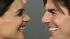 Actor Tom Cruise and his wife Katie Holmes pose...