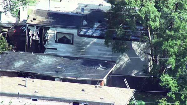 The Chicago Fire Department is looking for the cause of an explosion and fire at 90th and Normal. It happened Monday morning, July 23, 2012.