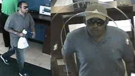 Surveillance photos show images from previous robberies of banks on North Michigan Avenue.