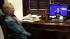 Secretary of State Hillary Clinton watching...