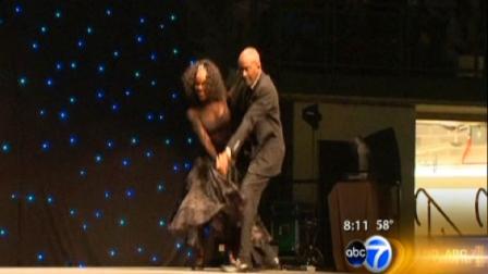 Rev. Dr. Ozzie Smith Jr. is shown at the Dancing With the Pastors event Friday, September 14, 2012.
