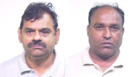 Suspects: Left, Davendra Patel, 61, of Bloomingdale; Right, Rajendrakumar
Patel, 52, of Chicago