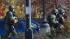 Police and swat team members respond to a call...
