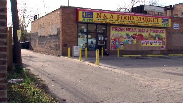 Investigators say they believe robbery was the motive for the shooting of store clerk Elahmadi Goba, Wednesday morning, Nov. 14, 2012.p
