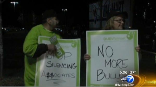 Walmart workers protest on Black Friday
