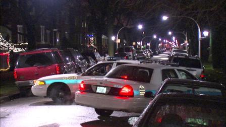 One teenager was killed and another was wounded Sunday night, Dec. 9, 2012, in a shooting in Chicagos Humboldt Park neighborhood.