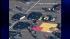 Images show the scene of a shooting at Sandy...