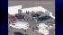 Images show the scene of a shooting at Sandy...