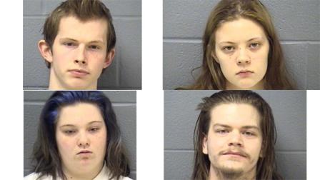 Shown clockwise, Adam M. Landerman, 19; Alisa R. Massaro, 18; Joshua F. Miner, 24; and Bethany L. McKee, 18.