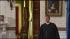 Chief Justice John Roberts enters the Blue Room...
