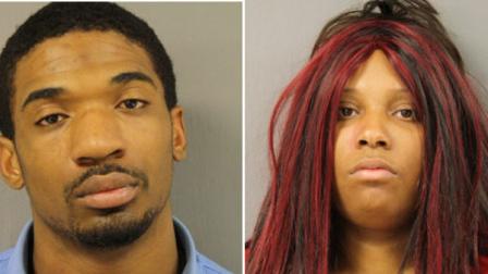 Matthew Casey (left) and Kimberly Adams are shown in these images provided by Chicago police.