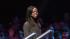 Olympian Gabby Douglas on stage at the Lets Move...