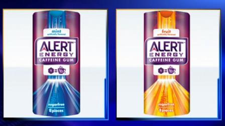 Wrigley says each piece of Alert Energy has the same amount of caffeine as about half a cup of coffee or a 16-ounce soda.