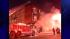 A firefighter was slightly injured after a fire...