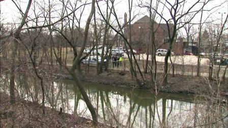 The body of a 41-year-old woman was pulled from the North Branch of the Chicago River Tuesday morning.