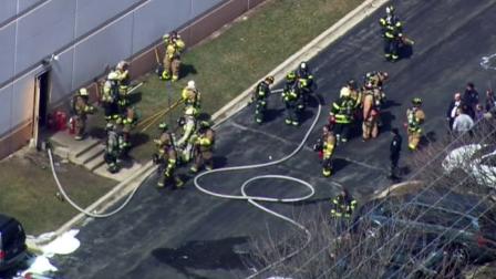 Two people were hurt in an apparent explosion at a Glendale Heights sheet metal plant.