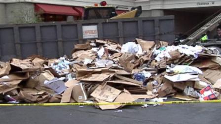 One person is dead and another injured after the dumpster they were
sleeping in was emptied into a trash truck in Terre Haute, Indiana.