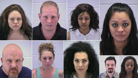 A two-day prostitution sting conducted last week by Aurora police led to charges against four men and six women.