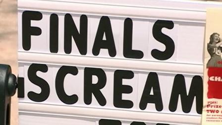 Its the annual Finals Scream at the University of Wisconsin La Crosse.