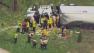 Outbound Eisenhower was closed at Route 83 after a semi truck rollled over.