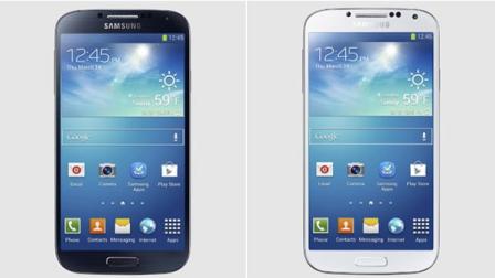 The Samsung Galaxy S4 is seen in this file graphic.