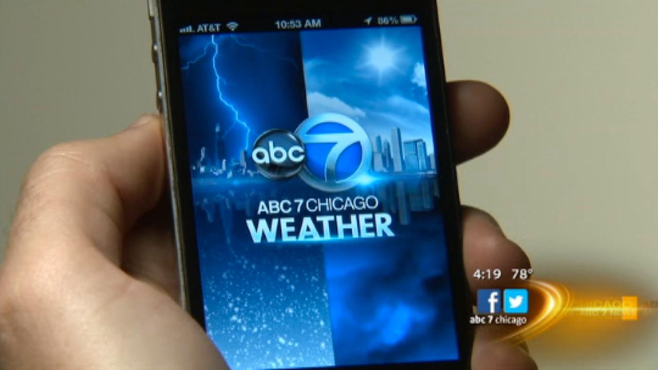 Download the ABC7 Chicago Weather App now!