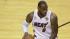 Miami Heat small forward LeBron James (6) dribbles the ball during the second half of Game 6 of the NBA Finals against the San Antonio Spurs in Miami.