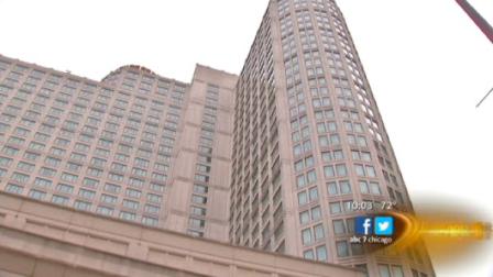 Two people were found dead in a room at the downtown Sheraton Hotel in what appears to be a double suicide, police said Friday.