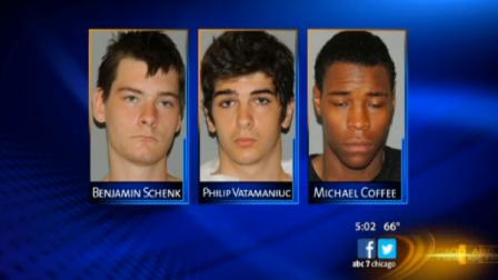 Benjamin Schenk, Philip Vatamaniuc, Michael Coffee plead not guilty to Colin Nutters Highland Park murder