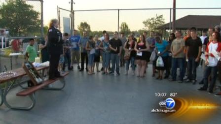 A memorial was held Tuesday night in the far north suburbs for Tony Rose, one of 19 firefighters killed while battling a wildfire in Arizona.
