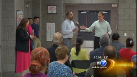 Chicago Public School officials say the reassignments of Kenneth Staral and Anthony Vandarakis are a personnel matter and they cant give details.