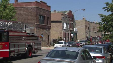There was a big response in Bridgeport Sunday when firefighters discovered some suspicious equipment after putting out a small fire.
