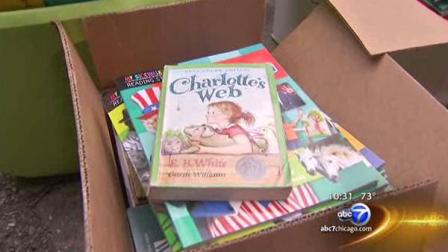 The organization Million Acts of Love kicked off its month-long book distribution Thursday night at Hamilton Park in Englewood.