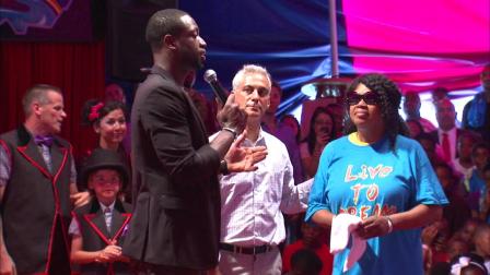 NBA star Dwyane Wade is back home in Chicago this weekend encouraging kids to dream big.