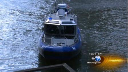 A man is in critical condition after he was pulled from the Chicago River by crew and passengers on a sightseeing boat.