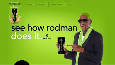dennis rodman, wonderful pistachios, dennis rodman pistachios