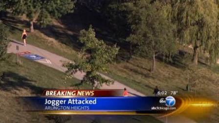 Police say a man wearing dark clothing grabbed a woman from behind at Lake Arlington Park Thursday morning.