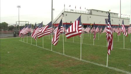 The city of Aurora is urging people to show their support for the men and women of the military by sponsoring a flag in the Healing Field.