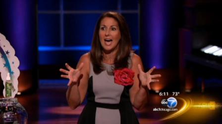 Debbie Glickman of Highland Park makes her pitch on ABCs Shark Tank.