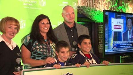 Jennifer Kmiecik was one of the ten national winners of USA Football and Courtyard Marriotts Inspire Greatness program.